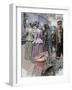 Platform at a Railway Station in Late 19Th Century-Tarker-Framed Giclee Print