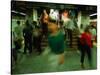 Platform Crowd at Grand Central Terminal, New York City, New York, USA-Angus Oborn-Stretched Canvas