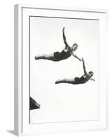 Platform Diving at the Berlin Olympic Games, 1936-null-Framed Photographic Print