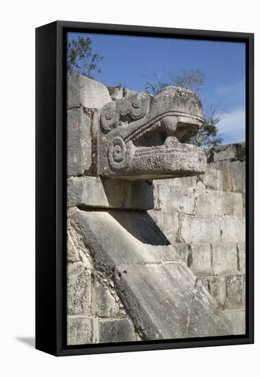 Platform of the Eagles and Jaguars, Chichen Itza, Yucatan, Mexico, North America-Richard Maschmeyer-Framed Stretched Canvas