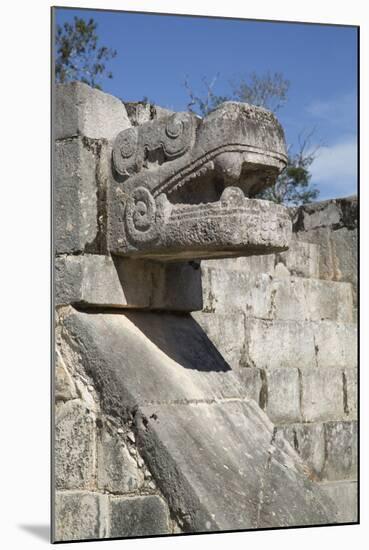 Platform of the Eagles and Jaguars, Chichen Itza, Yucatan, Mexico, North America-Richard Maschmeyer-Mounted Photographic Print