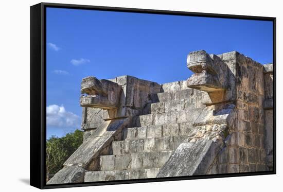 Platform of the Eagles and Jaguars, Chichen Itza, Yucatan, Mexico, North America-Richard Maschmeyer-Framed Stretched Canvas