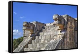 Platform of the Eagles and Jaguars, Chichen Itza, Yucatan, Mexico, North America-Richard Maschmeyer-Framed Stretched Canvas