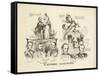 Platforms Illustrated, 1864-Currier & Ives-Framed Stretched Canvas