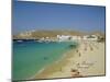 Plati Yialos Beach, Mykonos, Cyclades Islands, Greece, Europe-Fraser Hall-Mounted Photographic Print