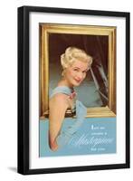 Platinum Blonde Carrying Frame, Retro-null-Framed Art Print