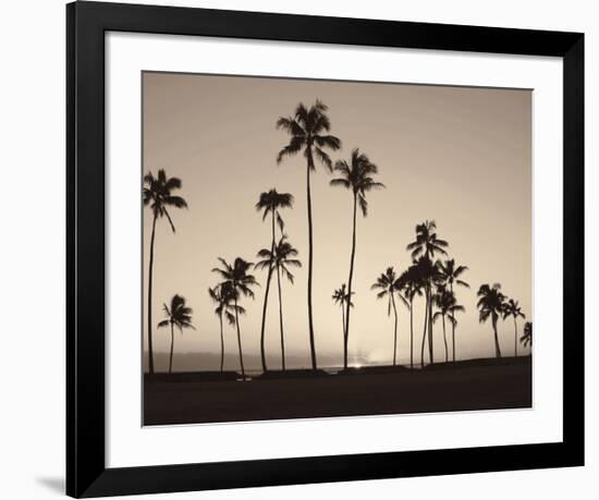 Platinum Palms II-Michael Neubauer-Framed Giclee Print