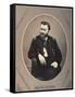 Platinum Rice Print of Ulysses S. Grant, 1865, Printed 1901-Alexander Gardner-Framed Stretched Canvas