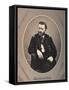 Platinum Rice Print of Ulysses S. Grant, 1865, Printed 1901-Alexander Gardner-Framed Stretched Canvas