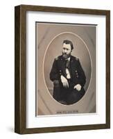 Platinum Rice Print of Ulysses S. Grant, 1865, Printed 1901-Alexander Gardner-Framed Giclee Print