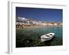 Platis Gialos Beach, Mykonos, Cyclades Islands, Greece-Walter Bibikow-Framed Photographic Print