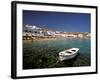 Platis Gialos Beach, Mykonos, Cyclades Islands, Greece-Walter Bibikow-Framed Photographic Print