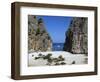 Platja De Torrent De Pareis, Sa Calobra, Mallorca (Majorca), Balearic Islands, Spain, Mediterranean-Stuart Black-Framed Photographic Print