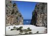 Platja De Torrent De Pareis, Sa Calobra, Mallorca (Majorca), Balearic Islands, Spain, Mediterranean-Stuart Black-Mounted Photographic Print