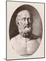 Plato Aka Aristocles Greek Philosopher Disciple of Socrates Teacher of Aristotle-null-Mounted Art Print