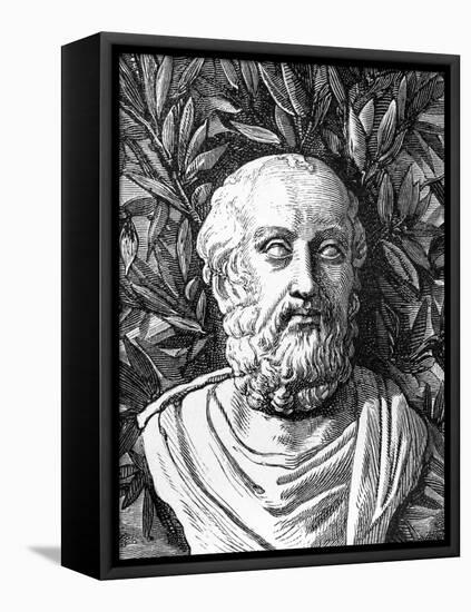 Plato, Ancient Greek Philosopher-Science Photo Library-Framed Stretched Canvas