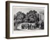 Plato and His Disciples in the Garden of the Academy, from "La Vie Des Savants Illustres"-Alexandre De Bar-Framed Giclee Print