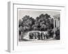 Plato and His Disciples in the Garden of the Academy, from "La Vie Des Savants Illustres"-Alexandre De Bar-Framed Giclee Print