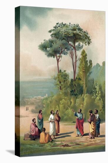 Plato and His Disciples in the Gardens of the Academia-Ricardo Marti-Stretched Canvas