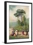 Plato and His Disciples in the Gardens of the Academia-Ricardo Marti-Framed Giclee Print