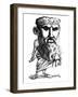 Plato, Caricature-Gary Gastrolab-Framed Photographic Print