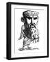 Plato, Caricature-Gary Gastrolab-Framed Photographic Print