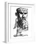 Plato, Caricature-Gary Gastrolab-Framed Photographic Print