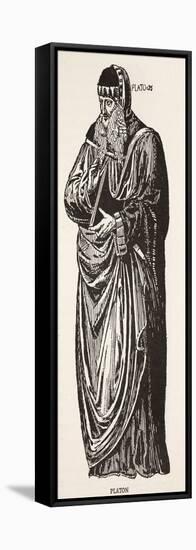 Plato (Litho)-French-Framed Stretched Canvas