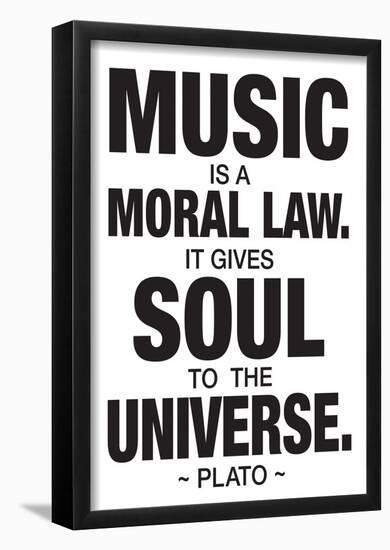 Plato Music-null-Framed Poster