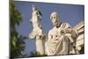 Plato Statue outside the Hellenic Academy-Jon Hicks-Mounted Photographic Print