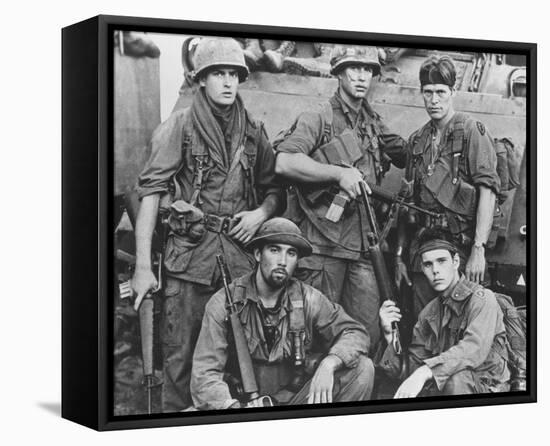 Platoon-null-Framed Stretched Canvas