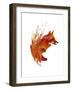 Plattensee Fox-Robert Farkas-Framed Giclee Print