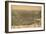 Plattsburgh, New York - Panoramic Map-Lantern Press-Framed Art Print