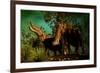 Platybelodon Was a Large Herbivorous Mammal That Lived During the Miocene Epoch-null-Framed Art Print