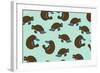 Platypus Love-Joanne Paynter Design-Framed Giclee Print