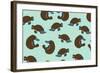 Platypus Love-Joanne Paynter Design-Framed Giclee Print