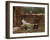 Plauderei (Gossip). Um 1885-John William Waterhouse-Framed Giclee Print