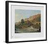 Plauensche Grund Valley near Dresden in the Eventi-Anton Graff-Framed Collectable Print