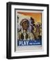 Play for Health Poster-null-Framed Giclee Print