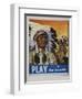 Play for Health Poster-null-Framed Giclee Print