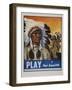 Play for Health Poster-null-Framed Giclee Print