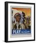 Play for Health Poster-null-Framed Giclee Print