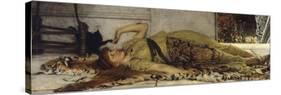 Play Garden-Sir Lawrence Alma-Tadema-Stretched Canvas
