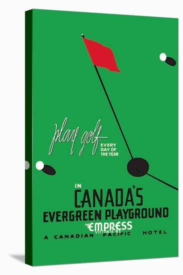 Play Golf in Canada's Evergreen Playground-null-Stretched Canvas