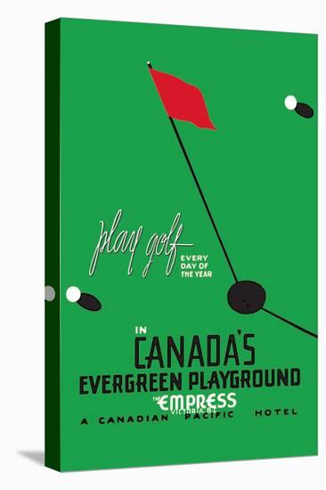 Play Golf in Canada's Evergreen Playground-null-Stretched Canvas