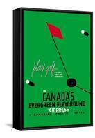 Play Golf in Canada's Evergreen Playground-null-Framed Stretched Canvas