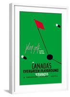 Play Golf in Canada's Evergreen Playground-null-Framed Art Print