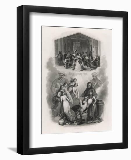 Play, Henry VIII-null-Framed Art Print