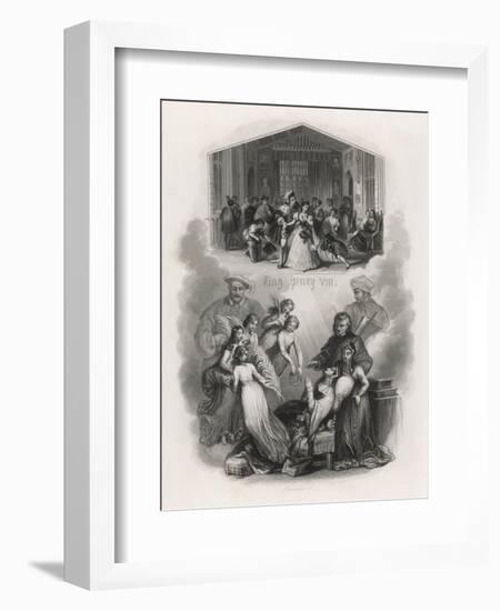 Play, Henry VIII-null-Framed Art Print