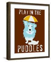 Play in the Puddles-Ginger Oliphant-Framed Art Print